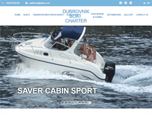 Tablet Screenshot of charter-dubrovnik.com